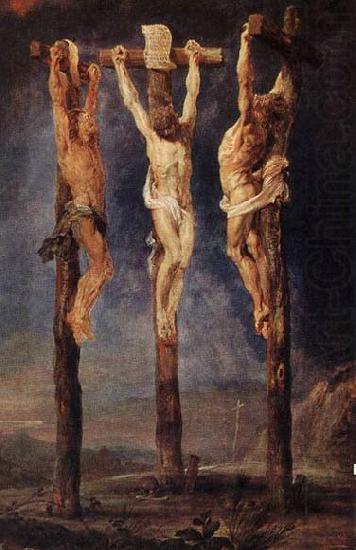 RUBENS, Pieter Pauwel The Three Crosses china oil painting image